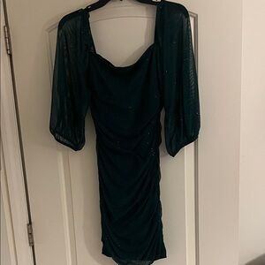 Speechless Dark Green Dress